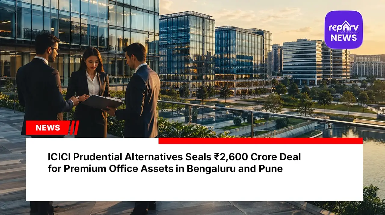 ICICI Prudential Alternatives Seals ₹2,600 Crore Deal for Premium Office Assets in Bengaluru and Pune